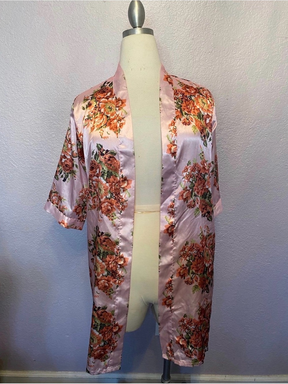 Pink Floral Kimono